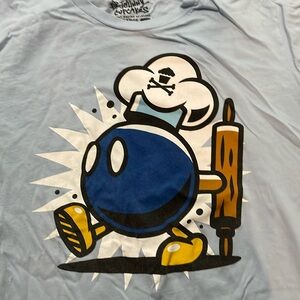 2021 Johnny Cupcakes Super Mario parody t-shirt